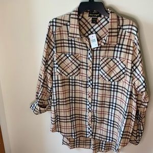 Plaid Flannel Tunic